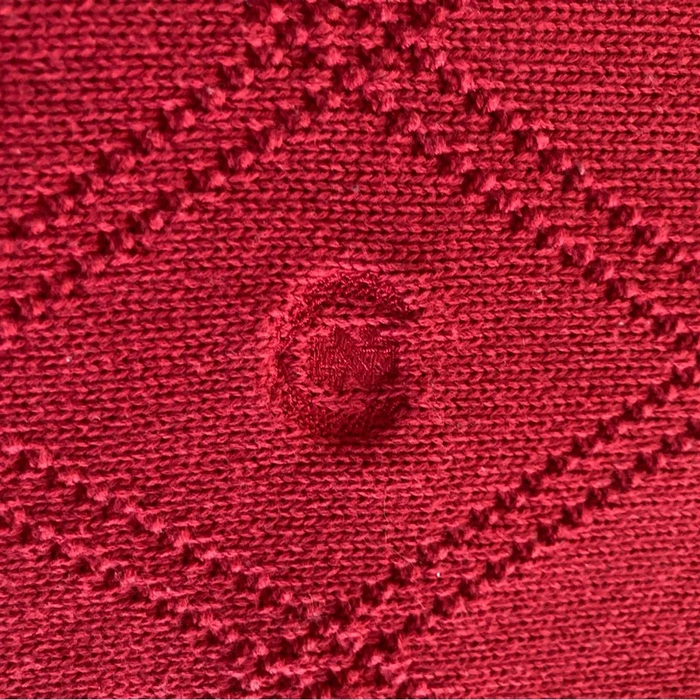 Izod Men's 100% Cotton Red Crewneck Sweater Size L